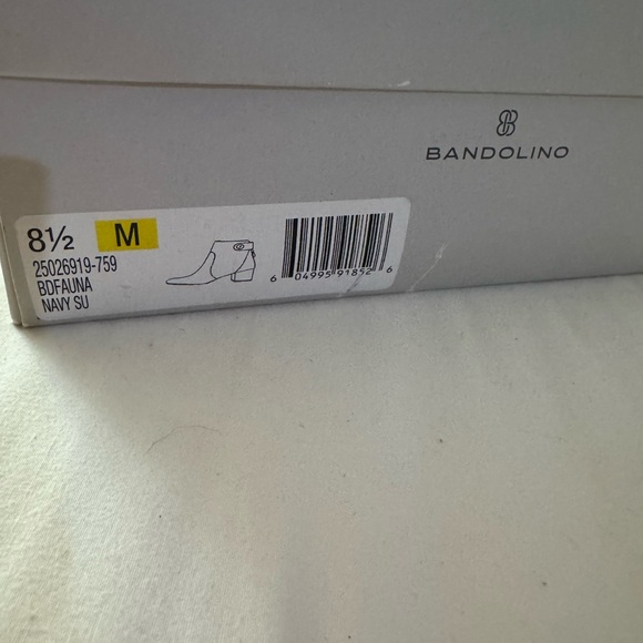 BANDOLINO FAUNA BOOTS. 8.5 Navy Suede - Picture 3 of 6